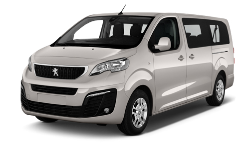 Peugeot Traveller 9 Seats Automatic car rental